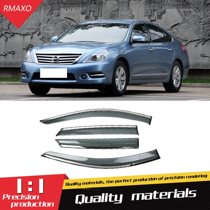For Nissan Teana 2008-2012 Plastic Window Visor Vent Shades Sun Rain Deflector Guard For Nissan Altima Auto Accessories 4PCS/SET
For Nissan Teana 2008-2012 Plastic Window Visor Vent Shades Sun Rain Deflector Guard For Nissan Altima Auto Accessories 4PCS/SET