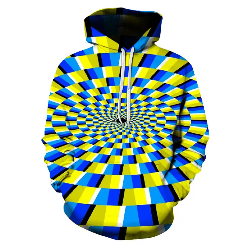 Popular new 3D psychedelic plaid hoodie men and women trend autumn and winter fashion hooded sweater spring and autumn street hi
Popular new 3D psychedelic plaid hoodie men and women trend autumn and winter fashion hooded sweater spring and autumn street hi
