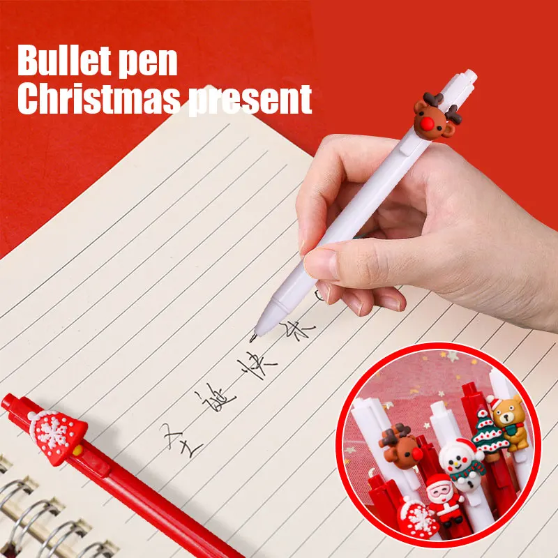 10PCS/Lot Cute Kawaii Christmas Gel Pen 0.5mm Black Ink Christmas Tree Elf Santa Gift Box Socks Pens School Office Stationary
10PCS/Lot Cute Kawaii Christmas Gel Pen 0.5mm Black Ink Christmas Tree Elf Santa Gift Box Socks Pens School Office Stationary