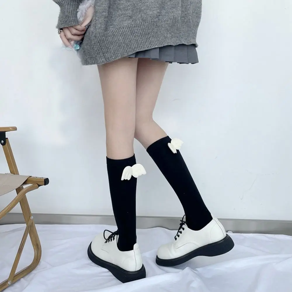 Autumn Winter Women Knee High Socks Wings Pearl Pendant Sweet Cute Streetwear Lolita JK Uniform Cotton Calf Socks
Autumn Winter Women Knee High Socks Wings Pearl Pendant Sweet Cute Streetwear Lolita JK Uniform Cotton Calf Socks
