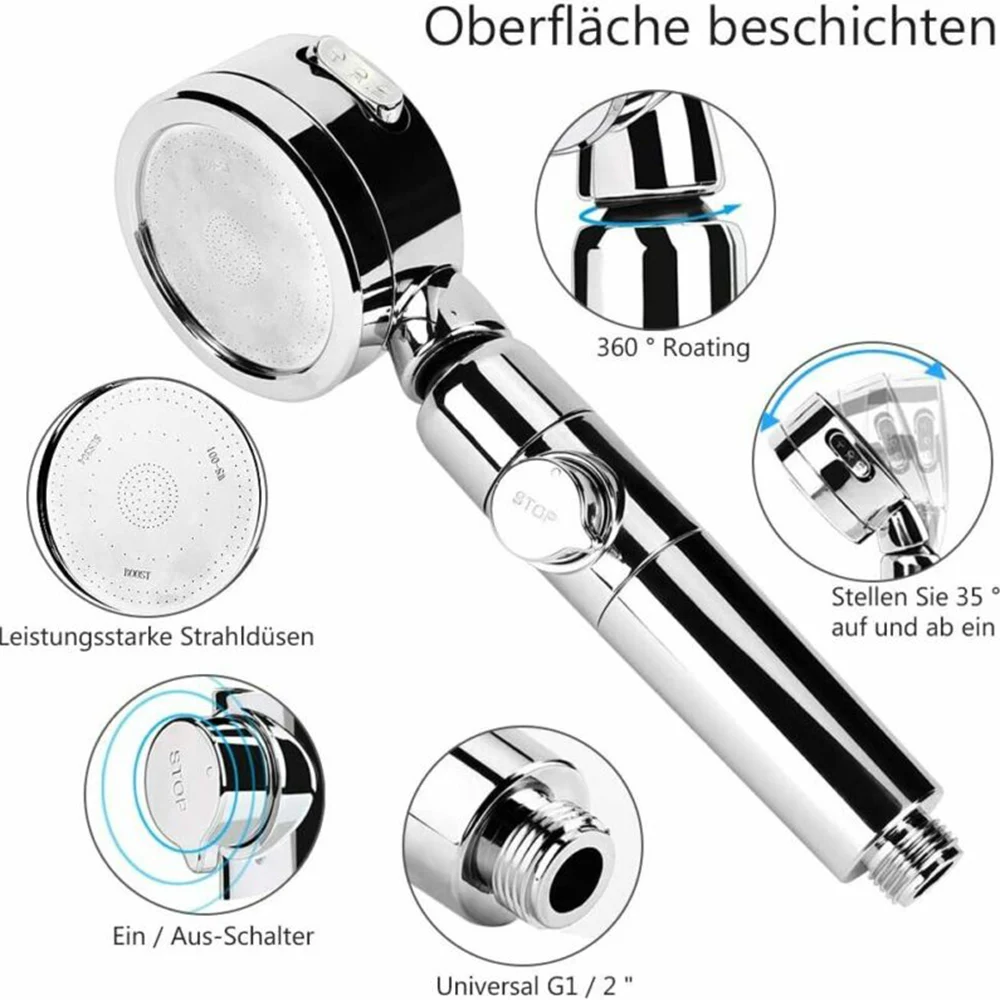 1pc Skin Care Hand Shower High Pressure 3 Modes On / Off Switch Shower Head Shower Water Saving Bathroom Pommeau Douche
1pc Skin Care Hand Shower High Pressure 3 Modes On / Off Switch Shower Head Shower Water Saving Bathroom Pommeau Douche