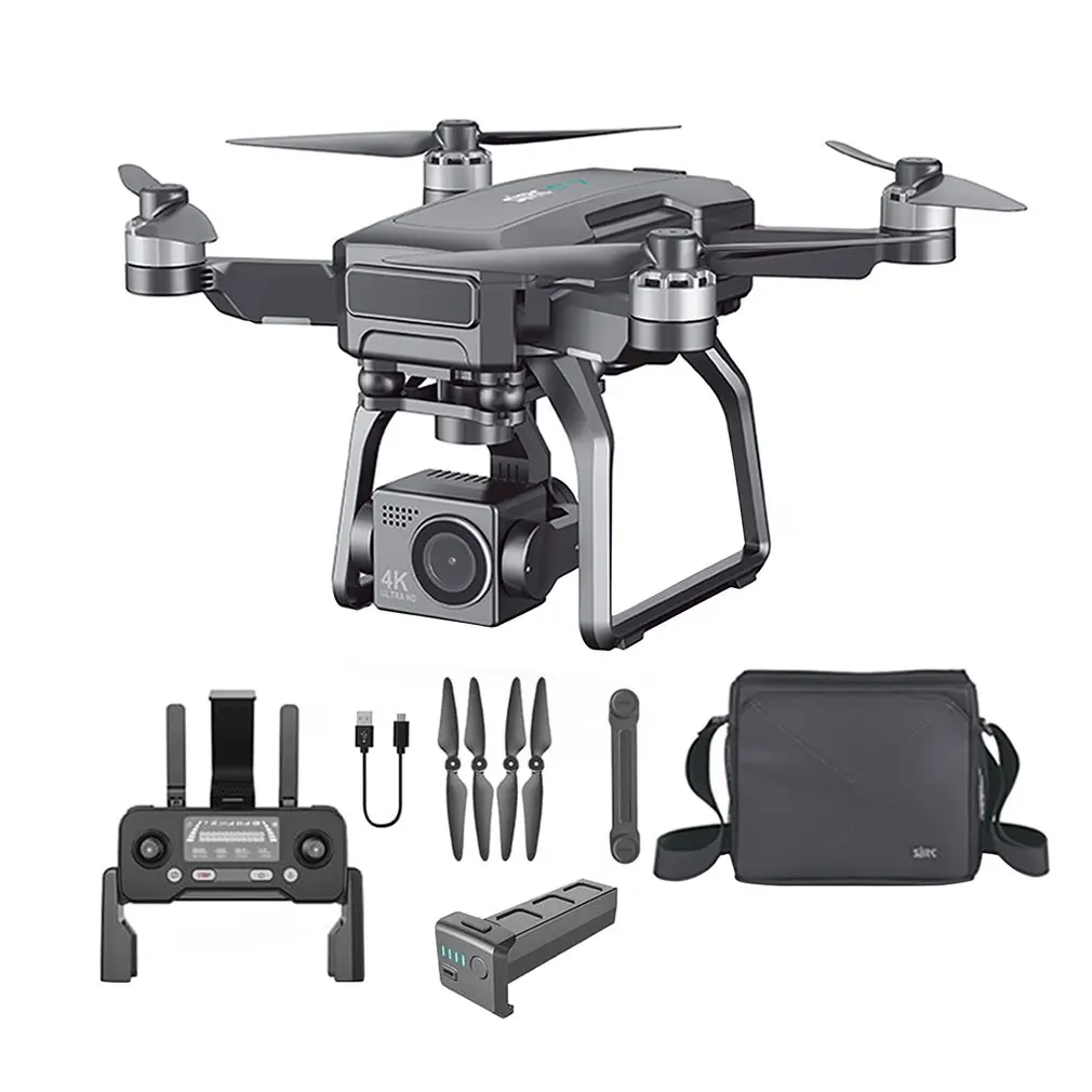 F7 4K Drone PRO Three-axis Mechanical Gimbal 4K Aerial Camera Brushless Motor Four-axis Aircraft With Storage Bag
F7 4K Drone PRO Three-axis Mechanical Gimbal 4K Aerial Camera Brushless Motor Four-axis Aircraft With Storage Bag