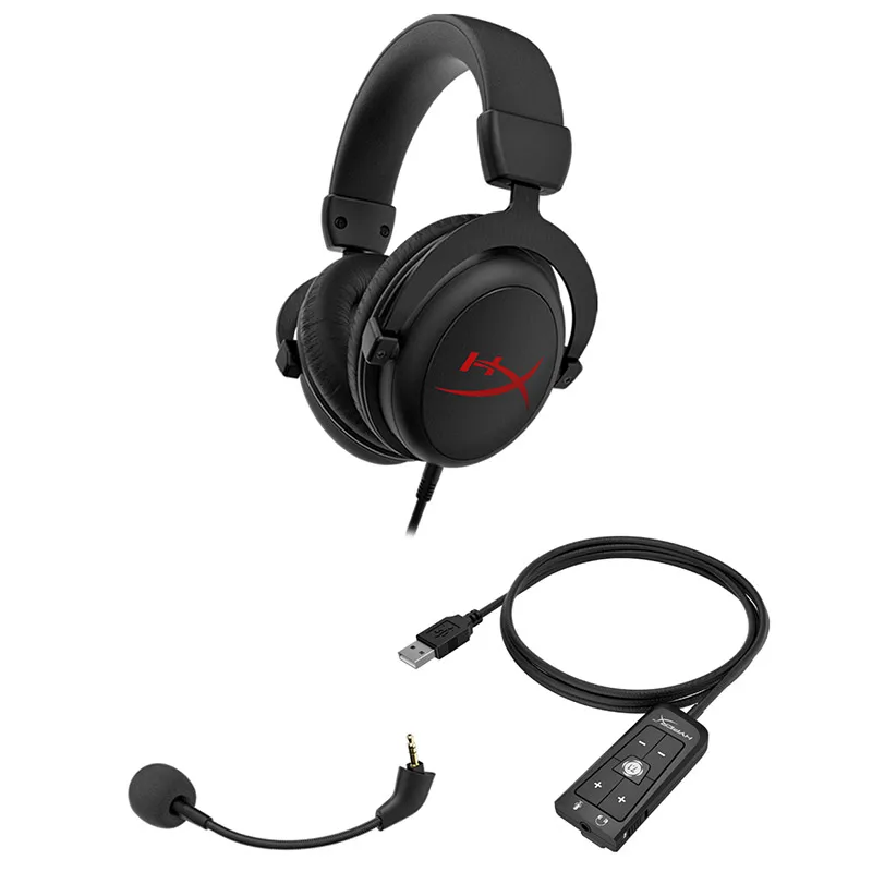 Игровая гарнитура Kingston HyperX Cloud Core + AMP 7 1 с микрофоном профессиональные наушники