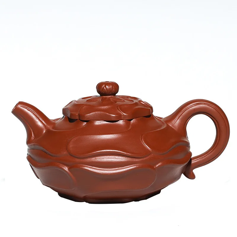 Hundred Believe Dark-red Enameled Pottery Teapot Yixing Pure Full Manual Make Raw Ore Bright Red Robe Style Volume Sunflower
Hundred Believe Dark-red Enameled Pottery Teapot Yixing Pure Full Manual Make Raw Ore Bright Red Robe Style Volume Sunflower