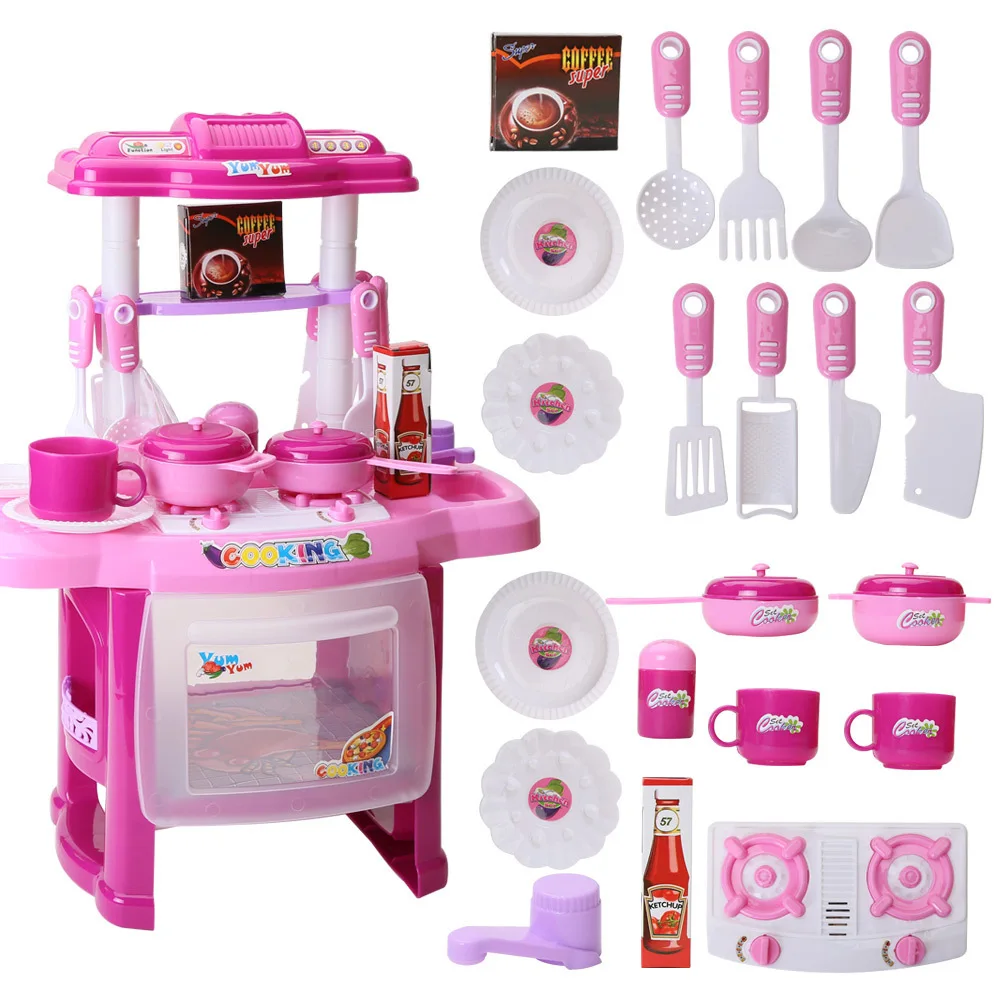 Children's Family Toys Kitchen Tableware Table Light Music Simulation Kitchen Utensils Educational Toys 1638923
Children's Family Toys Kitchen Tableware Table Light Music Simulation Kitchen Utensils Educational Toys 1638923