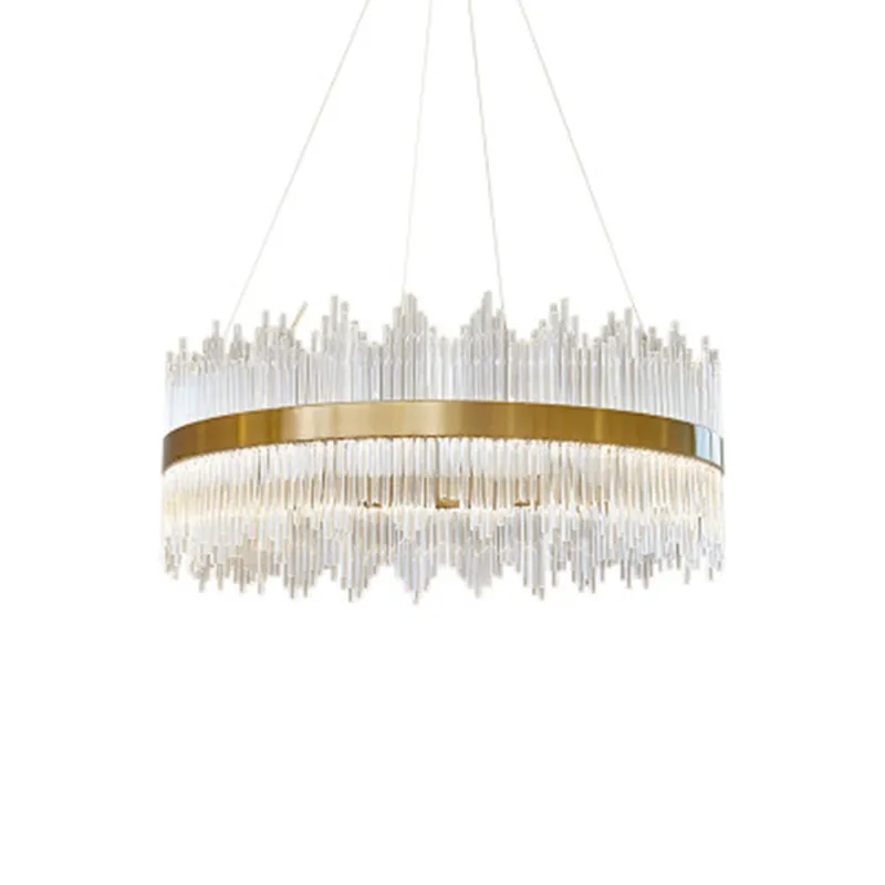 Atmospheric Postmodern chandelier crystal living room chandelier light luxury LED dining room chandelier simple bedroom lamp
Atmospheric Postmodern chandelier crystal living room chandelier light luxury LED dining room chandelier simple bedroom lamp