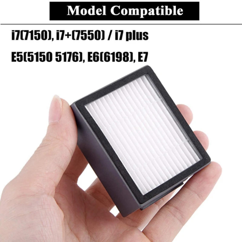 Suitable for IRobot Roomba I7 I7+ I7 Plus E5 E6 E7 Parts Kit Replacement Parts Main Brush Side Brush Filter
Suitable for IRobot Roomba I7 I7+ I7 Plus E5 E6 E7 Parts Kit Replacement Parts Main Brush Side Brush Filter