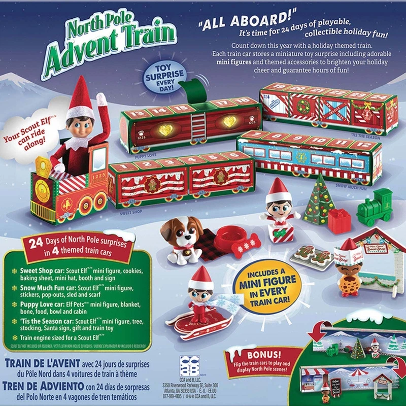 Xmas Decorations Gifts for Kids Children Cartoon Christmas Elf Paper Train Toys
Xmas Decorations Gifts for Kids Children Cartoon Christmas Elf Paper Train Toys