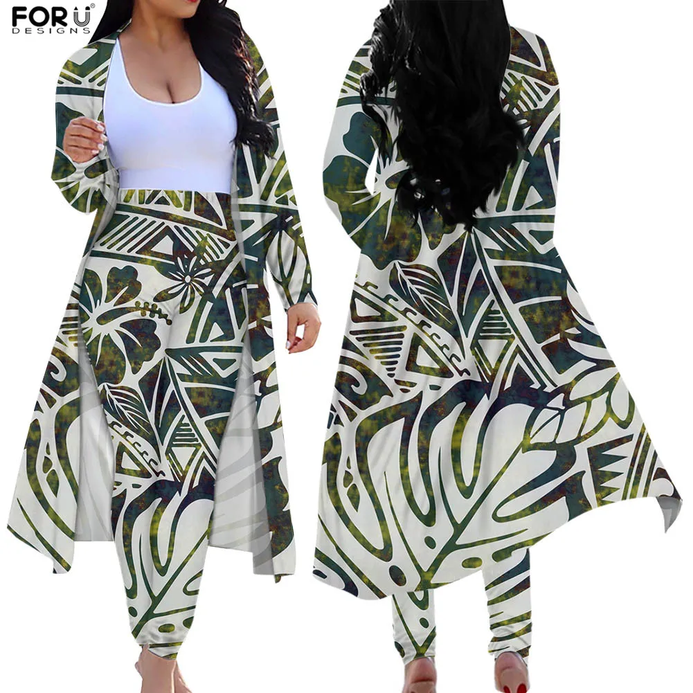 FORUDESIGNS Monstera Hawaii Patern Women Coat Casual 2 Pieces High Waist Leggings Siut Skinny Thin Coat Ladies Fashion Suit
FORUDESIGNS Monstera Hawaii Patern Women Coat Casual 2 Pieces High Waist Leggings Siut Skinny Thin Coat Ladies Fashion Suit