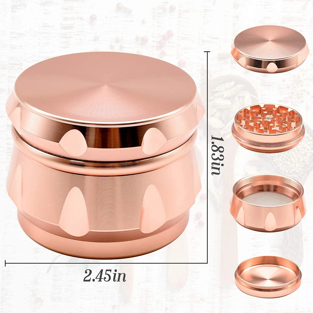 4 Layers Spice Grinder Herb Zinc Alloy Salt And Pepper Mills Smoke Cutter Weed Crusher Tobacco Crusher Smoking Grinding Tools
4 Layers Spice Grinder Herb Zinc Alloy Salt And Pepper Mills Smoke Cutter Weed Crusher Tobacco Crusher Smoking Grinding Tools