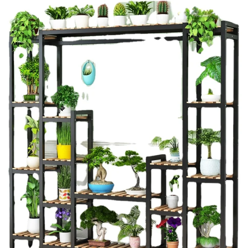 Flower Stand Iron Household Multi-Layer Indoor Balcony Rack Living Room Partition Floor-Standing Simple Flower Pot Rack
Flower Stand Iron Household Multi-Layer Indoor Balcony Rack Living Room Partition Floor-Standing Simple Flower Pot Rack