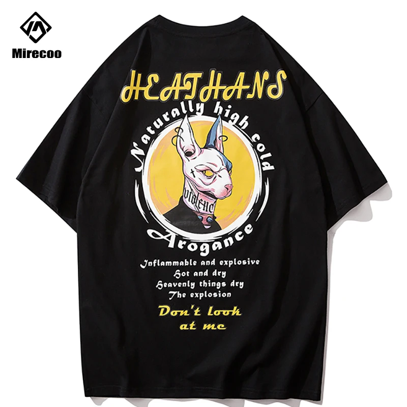2020 Hairless Cat Printed T Shirt Fashion Men Oversize Hip Hop T-Shirt Harajuku Tshirt Cotton Short Sleeve High Street Tops Tees
2020 Hairless Cat Printed T Shirt Fashion Men Oversize Hip Hop T-Shirt Harajuku Tshirt Cotton Short Sleeve High Street Tops Tees