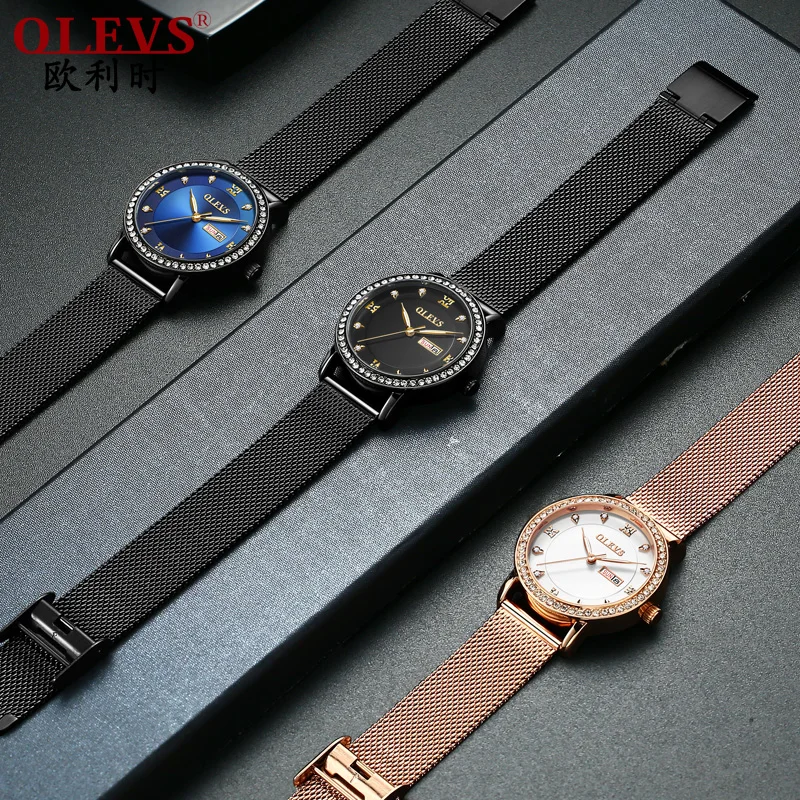 Watches Luxury Brand Ladies Quartz Watch Stainless Steel Mesh Band Casual Gold Bracelet Wristwatch Reloj Hombre 2019
Watches Luxury Brand Ladies Quartz Watch Stainless Steel Mesh Band Casual Gold Bracelet Wristwatch Reloj Hombre 2019