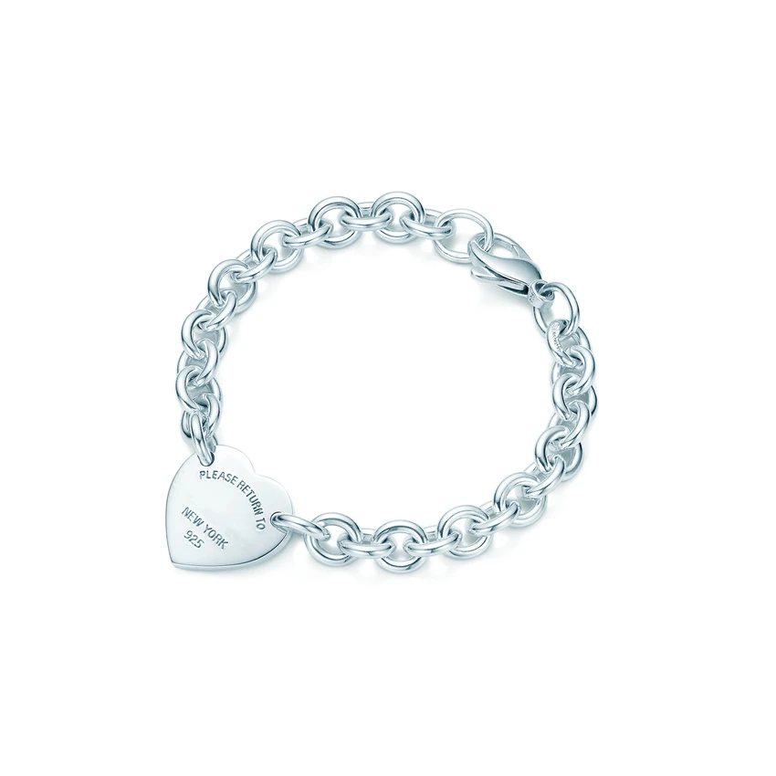 Hot cool hot style lovers perforation heart-shaped bracelet 
Hot cool hot style lovers perforation heart-shaped bracelet