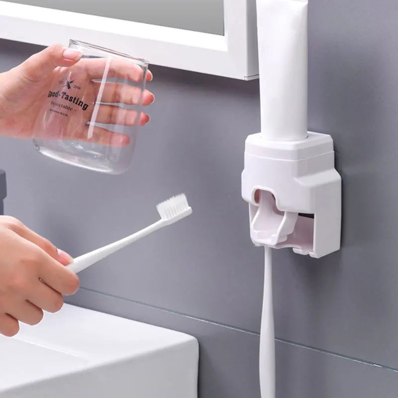 Creative Wall-mounted Automatic Toothpaste Dispenser Waterproof Toothpaste Squeezer Toothbrush Holder Bathroom Accessories
Creative Wall-mounted Automatic Toothpaste Dispenser Waterproof Toothpaste Squeezer Toothbrush Holder Bathroom Accessories