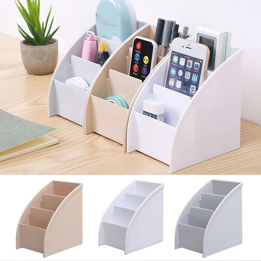New Plastic Desktop Organizer Makeup Office Storage Containers System TV Remote Control Holder Tea Table Tidy 3 Grid Wholesale
New Plastic Desktop Organizer Makeup Office Storage Containers System TV Remote Control Holder Tea Table Tidy 3 Grid Wholesale