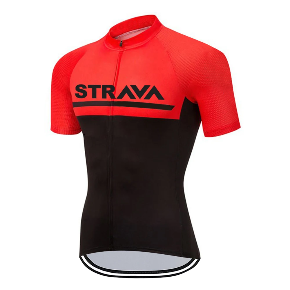 STRAVA Men's Summer Cycling Jersey 100% Polyester Shirt Breathable Bicycle Clothing Bike Wear Clothes Short Sleeve Sportswear
STRAVA Men's Summer Cycling Jersey 100% Polyester Shirt Breathable Bicycle Clothing Bike Wear Clothes Short Sleeve Sportswear