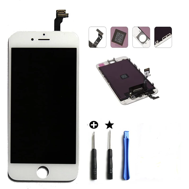 2021 for iPhone 6 (4.7 Inch) (A1549, A1586, A1589) Screen Replacement LCD Digitizer Assembly Touchscreen Front Glass White
2021 for iPhone 6 (4.7 Inch) (A1549, A1586, A1589) Screen Replacement LCD Digitizer Assembly Touchscreen Front Glass White