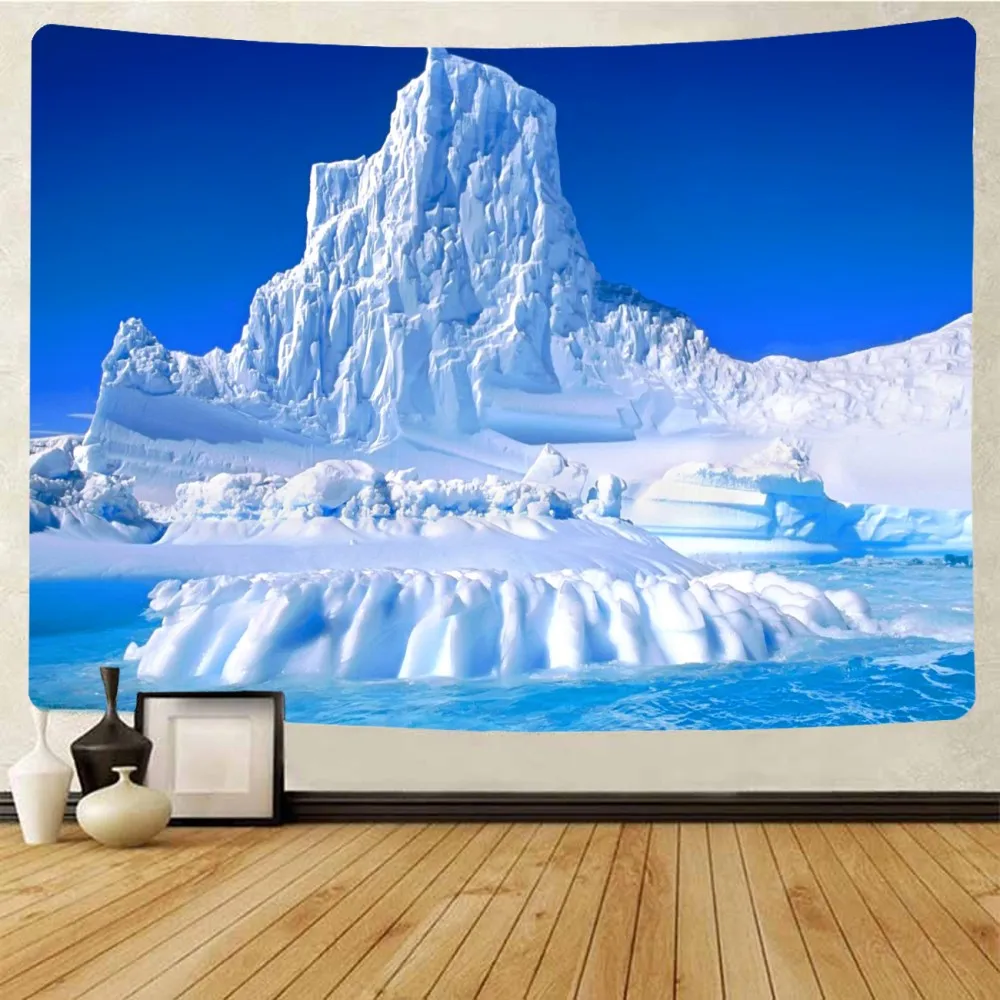 Natural Glacier Tapestry Snowflake Hanging Carpet 3D Print Waves Landscape Wall Tapestry Home Dorm Decoration Wall Carpets
Natural Glacier Tapestry Snowflake Hanging Carpet 3D Print Waves Landscape Wall Tapestry Home Dorm Decoration Wall Carpets