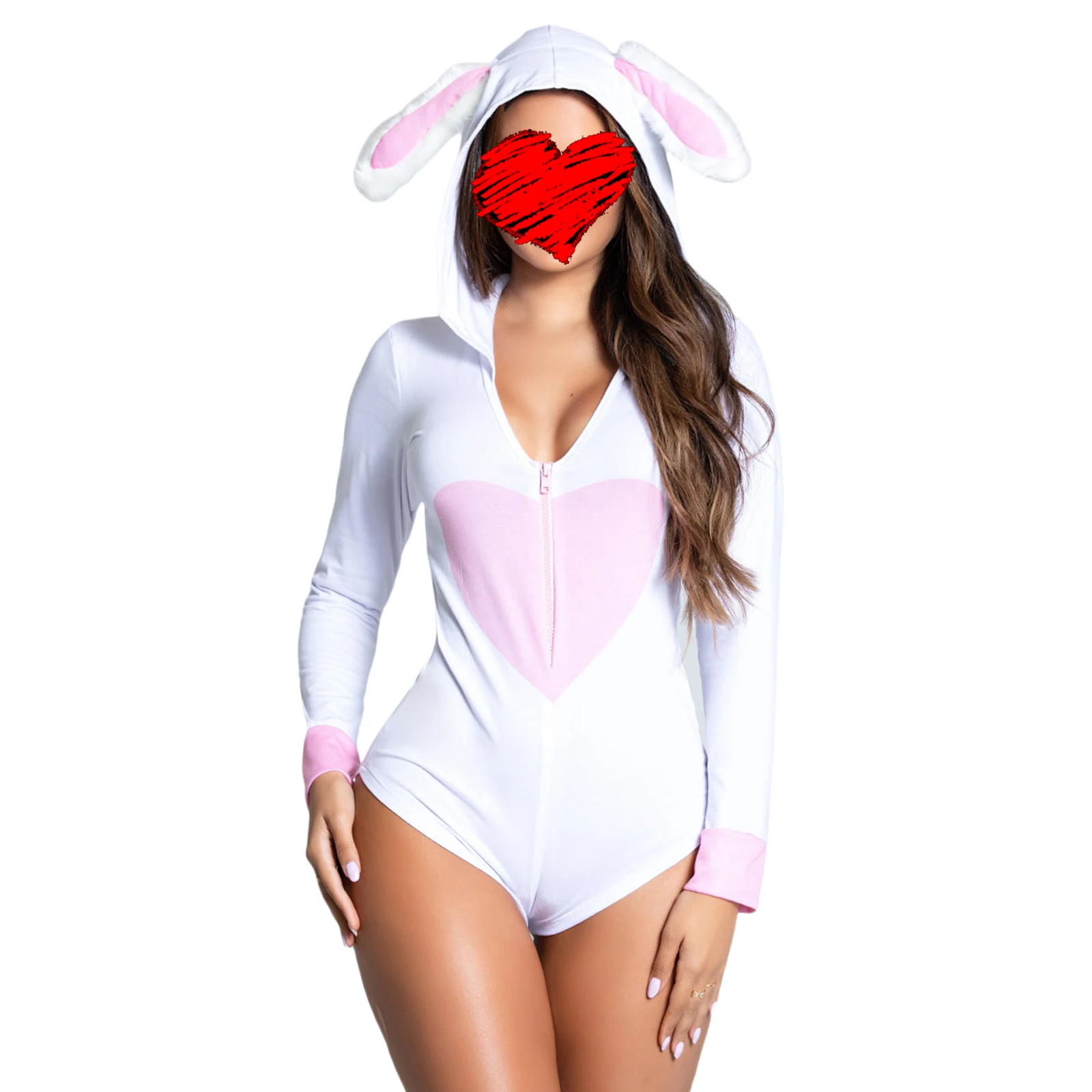2021 Women Sexy Casual Long Sleeve Hooded Bodysuit Cartoon Animals Printing V-neck Tight Jumpsuit for Daily Wear Dating Beach
2021 Women Sexy Casual Long Sleeve Hooded Bodysuit Cartoon Animals Printing V-neck Tight Jumpsuit for Daily Wear Dating Beach