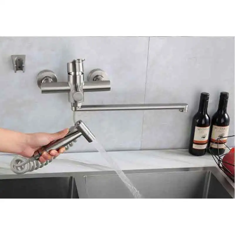 Black wall mounted water sprayer kitchen sink faucet hot and cold kitchen mixer
Black wall mounted water sprayer kitchen sink faucet hot and cold kitchen mixer