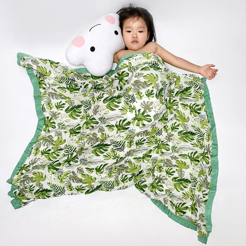 Four Layers Bamboo Cotton Baby Swaddle Muslin Blanket Muslin Swaddle Baby Summer Blanket Stroller Cover Bath Towel 120X120CM
Four Layers Bamboo Cotton Baby Swaddle Muslin Blanket Muslin Swaddle Baby Summer Blanket Stroller Cover Bath Towel 120X120CM