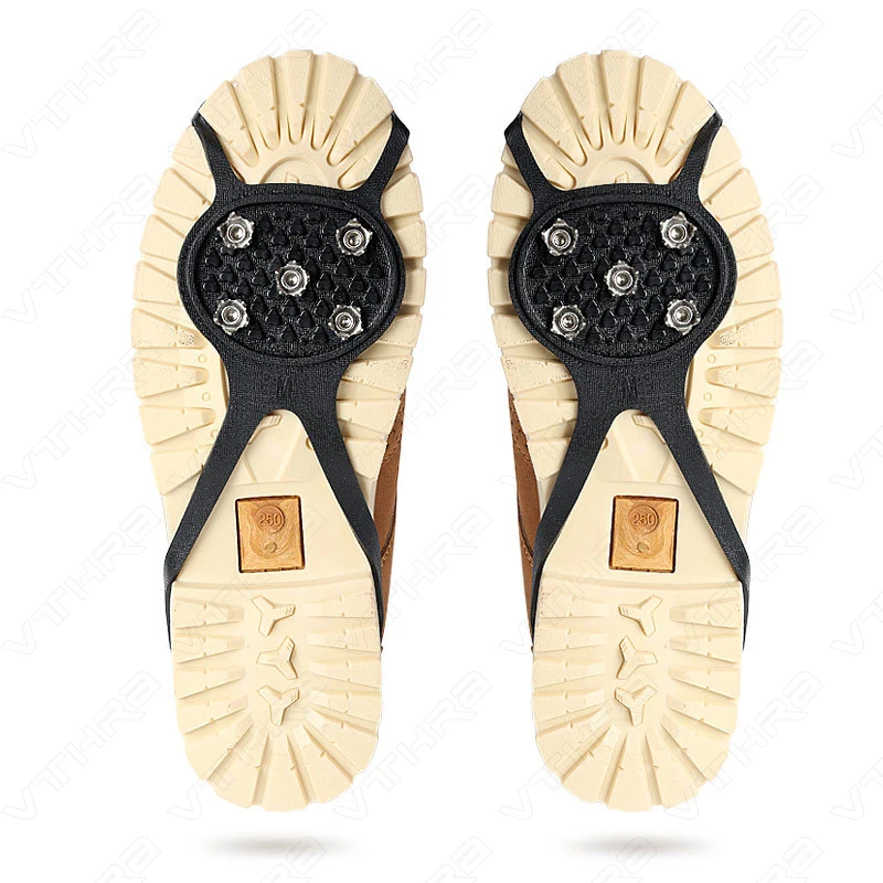 5 Teeth Ice Gripper For Shoes Women Men Crampons Ice Gripper Spike Grips Cleats For Snow Studs Non-Slip Climbing Hiking Covers
5 Teeth Ice Gripper For Shoes Women Men Crampons Ice Gripper Spike Grips Cleats For Snow Studs Non-Slip Climbing Hiking Covers