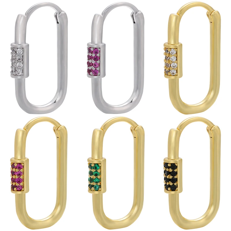 ZHUKOU gold color small hoop earrings geometric rounded rectangular women earrings hoops gold plated earrings VE352
ZHUKOU gold color small hoop earrings geometric rounded rectangular women earrings hoops gold plated earrings VE352