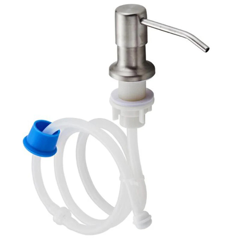 1pcs Soap Dispenser With Extended Silicone Tube Kit Bottle Replacement For Kitchen Sink Metal Under Deck Counter In Sink Mounted
1pcs Soap Dispenser With Extended Silicone Tube Kit Bottle Replacement For Kitchen Sink Metal Under Deck Counter In Sink Mounted