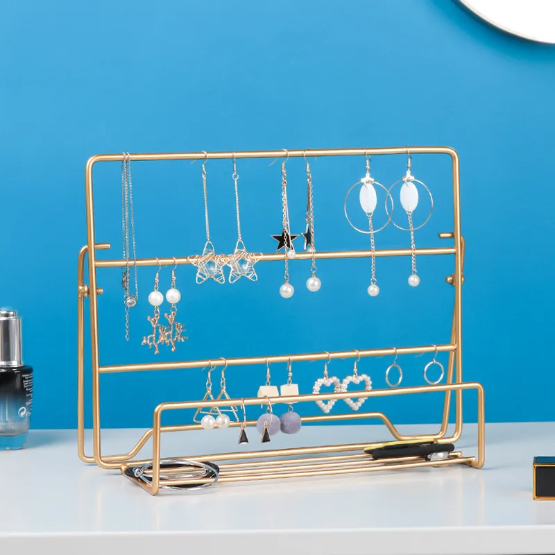 Simple Iron Art Makeup Organizer Large Capacity Jewelry Holder Creative Cosmetic Organizer Earring Bracelet Display Organizer
Simple Iron Art Makeup Organizer Large Capacity Jewelry Holder Creative Cosmetic Organizer Earring Bracelet Display Organizer