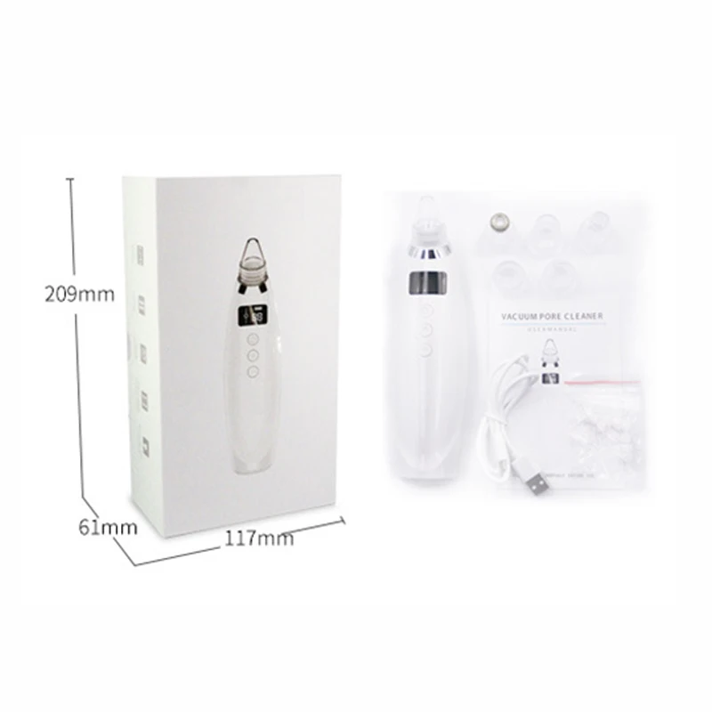 Black Dots Vacuum Pore Cleaner Nose Blackhead Extractor Electric Suction Face Cleansing Instrument Skin Care Machine Beauty Tool
Black Dots Vacuum Pore Cleaner Nose Blackhead Extractor Electric Suction Face Cleansing Instrument Skin Care Machine Beauty Tool