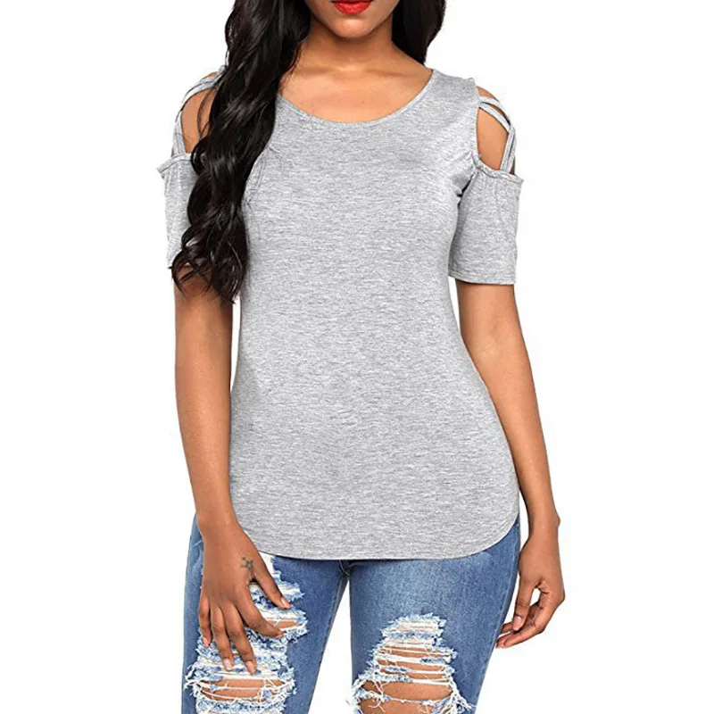 Summer Shirt T-shirt 21 European And American New Fashion Women's Round Neck Short-sleeved Strapless Loose Women's Shirt T-shirt
Summer Shirt T-shirt 21 European And American New Fashion Women's Round Neck Short-sleeved Strapless Loose Women's Shirt T-shirt