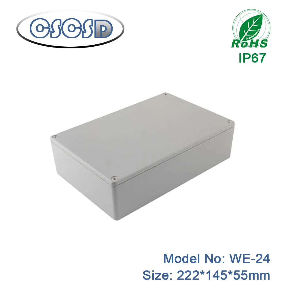 222*145*55mm Chassis Amplifier Case Aluminum Die Cast Box Waterproof Enclosure IP67 Metal Electronics
222*145*55mm Chassis Amplifier Case Aluminum Die Cast Box Waterproof Enclosure IP67 Metal Electronics