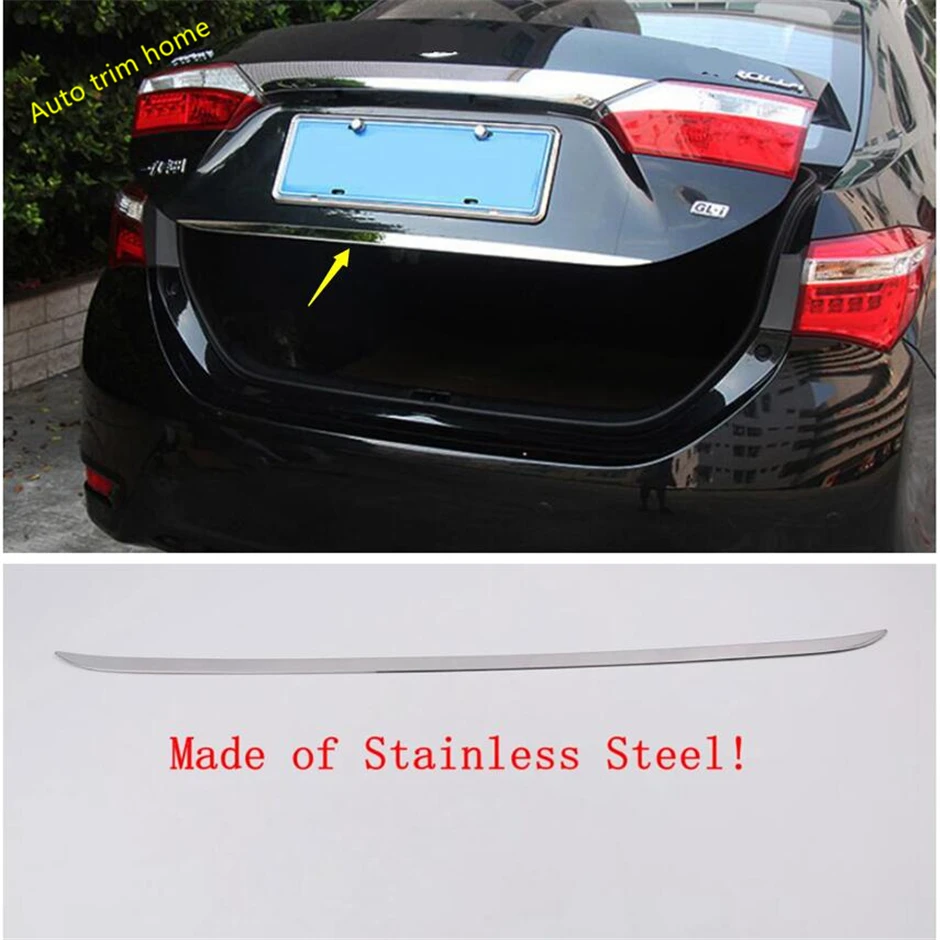 Lapetus Rear Trunk Door Boot Lower Mouldings Decoration Strip Cover Trim Fit For Toyota Corolla 2014 - 2018 Auto Accessories
Lapetus Rear Trunk Door Boot Lower Mouldings Decoration Strip Cover Trim Fit For Toyota Corolla 2014 - 2018 Auto Accessories