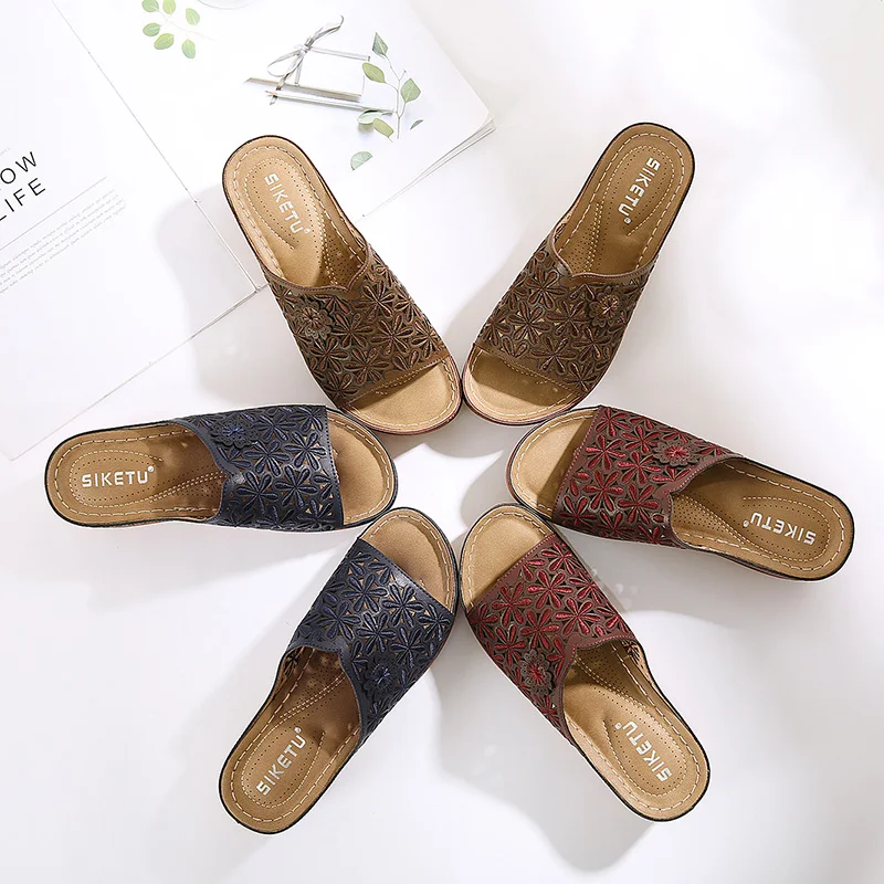 2021 Summer Women Premium Orthopedic Open Toe Sandals Vintage Anti-slip Breathable Leather Casual Female Platform Retro Shoes
2021 Summer Women Premium Orthopedic Open Toe Sandals Vintage Anti-slip Breathable Leather Casual Female Platform Retro Shoes