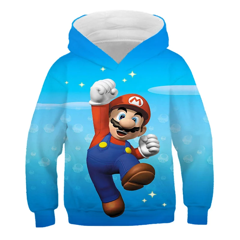 Super Marioing Video Game 3D Clothing Kids clothes boy hoodies Children's coat baby Girl clothes Spring Autumn Thin 3D Sweater
Super Marioing Video Game 3D Clothing Kids clothes boy hoodies Children's coat baby Girl clothes Spring Autumn Thin 3D Sweater