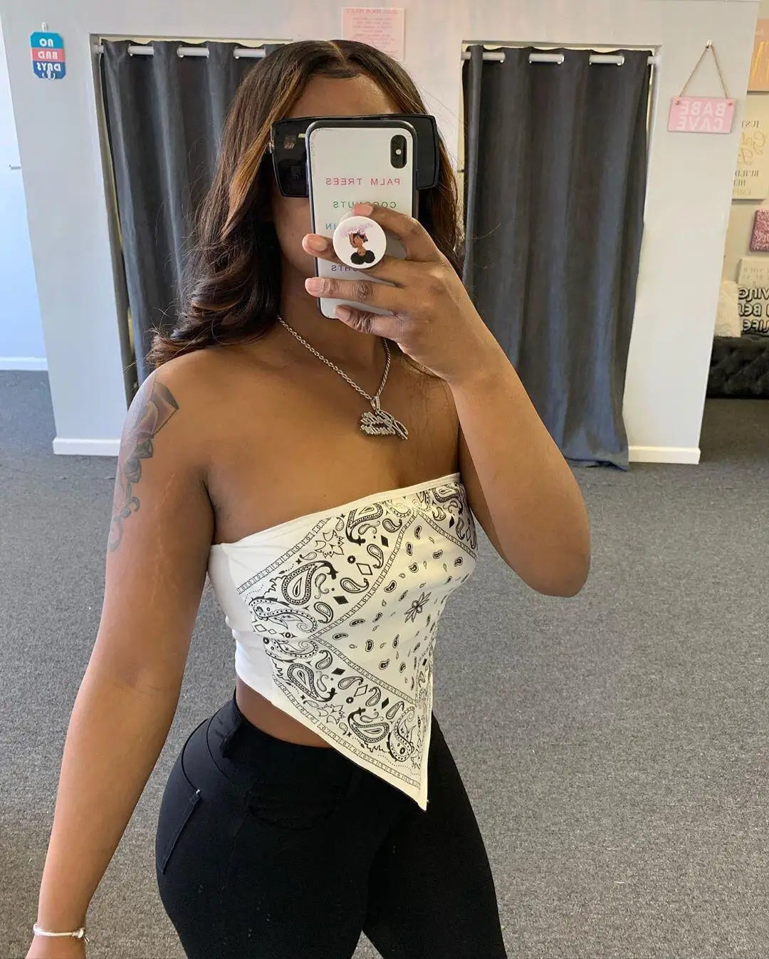 New Cute Sexy Graphic Bandana Crop Top Women Clothing Summer Plus Size Women Off Shoulder Backless Tank Tops
New Cute Sexy Graphic Bandana Crop Top Women Clothing Summer Plus Size Women Off Shoulder Backless Tank Tops