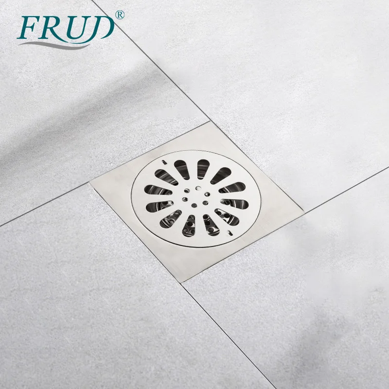 FRUD Square Floor Drain Shower Bathroom Rapid Drainage Tile Insert Square Drains Hair Catcher Shower Drains Waste Stopper
FRUD Square Floor Drain Shower Bathroom Rapid Drainage Tile Insert Square Drains Hair Catcher Shower Drains Waste Stopper