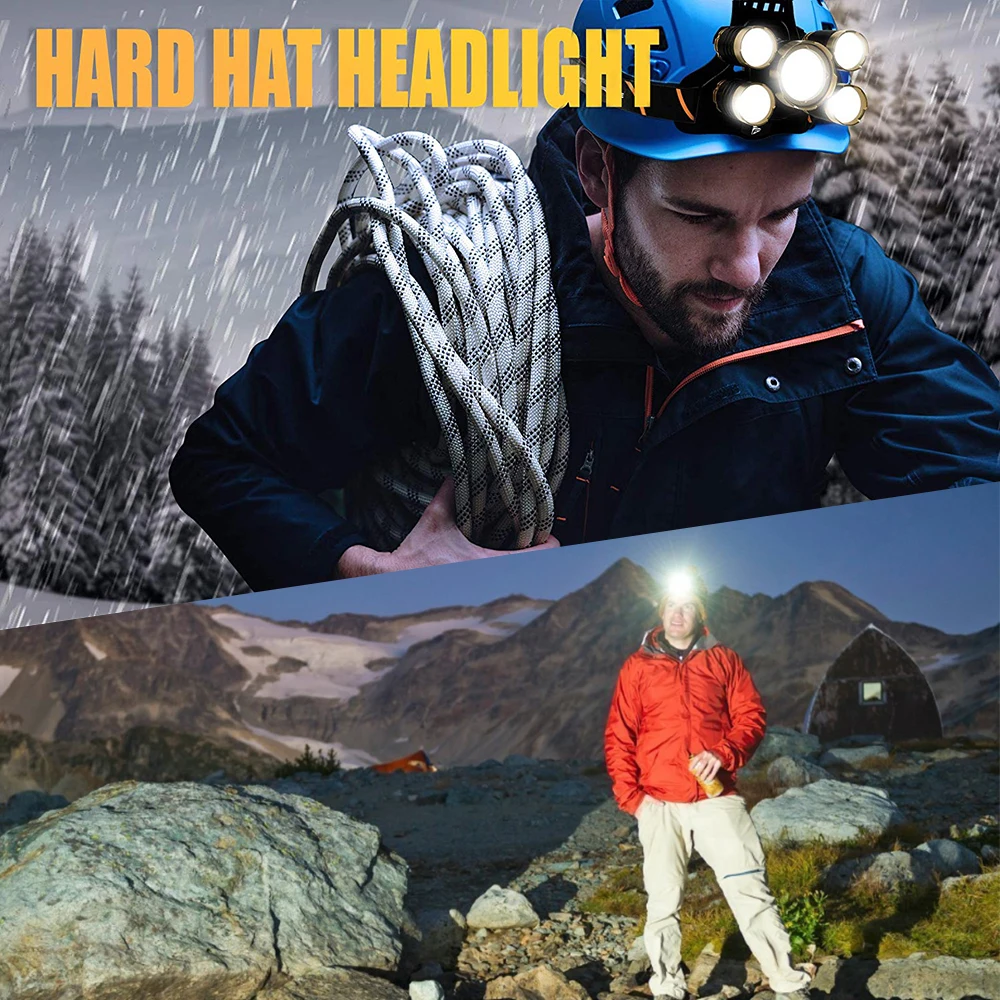 Super Bright LED Headlamp with Sensor Headlight Waterproof Zoomable Use 2*18650 Battery Suitable for Expedition, Fishing, Etc.
Super Bright LED Headlamp with Sensor Headlight Waterproof Zoomable Use 2*18650 Battery Suitable for Expedition, Fishing, Etc.