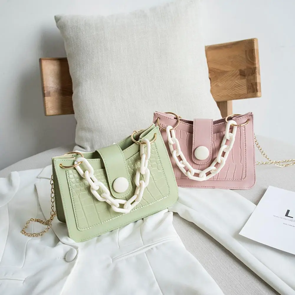 Fashion Stone Pattern Women Chain Shoulder Bag Simple PU Leather Solid Color Crossbody Handbags Exquisite Shopping Bag Purses
Fashion Stone Pattern Women Chain Shoulder Bag Simple PU Leather Solid Color Crossbody Handbags Exquisite Shopping Bag Purses