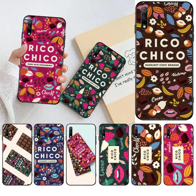 Sweet chocolate Rico Chico Black TPU Soft Rubber Phone Cover For Huawei Nova 6se 7 7pro 7se honor 7A 8A 7C Prime2019 
Sweet chocolate Rico Chico Black TPU Soft Rubber Phone Cover For Huawei Nova 6se 7 7pro 7se honor 7A 8A 7C Prime2019