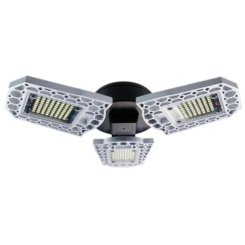 60W Waterproof Deformable Lamp E27 LED High Intensity Garage Industrial Light 3 Ultra-Bright Aluminum Adjustable Heads
60W Waterproof Deformable Lamp E27 LED High Intensity Garage Industrial Light 3 Ultra-Bright Aluminum Adjustable Heads