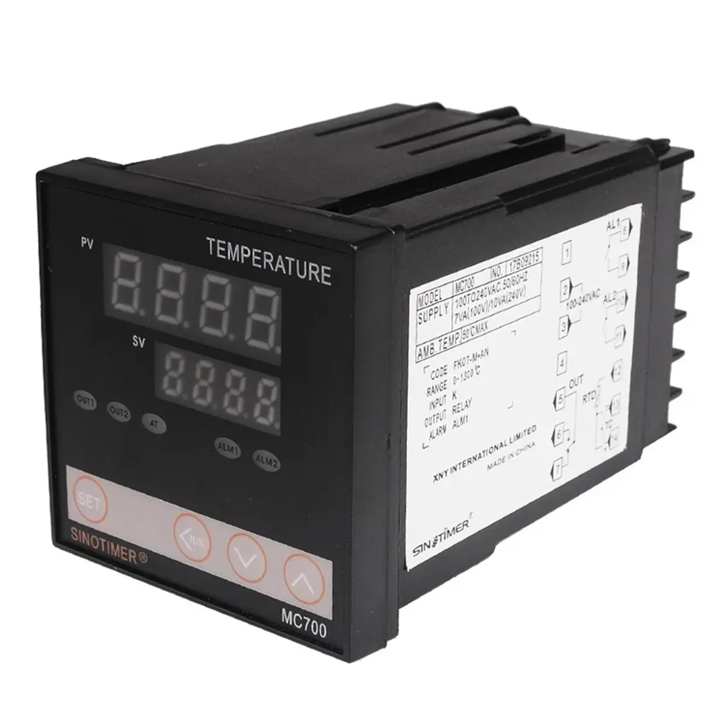 0-10V Analog Output Universal Thermocouple PT100 Input Digital PID Temperature Controller Thermostat For Heat Cool With Alarm
0-10V Analog Output Universal Thermocouple PT100 Input Digital PID Temperature Controller Thermostat For Heat Cool With Alarm