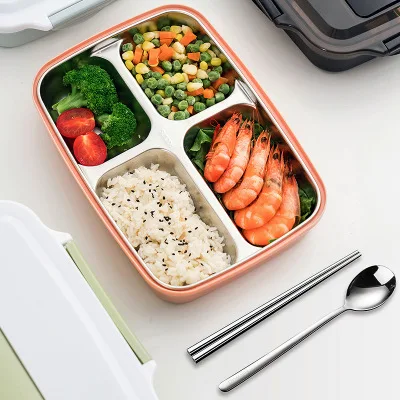 304 stainless steel student lunch box, insulated lunch box, four grid, five grid lunch box, children's lunch plate, Bento Box
304 stainless steel student lunch box, insulated lunch box, four grid, five grid lunch box, children's lunch plate, Bento Box