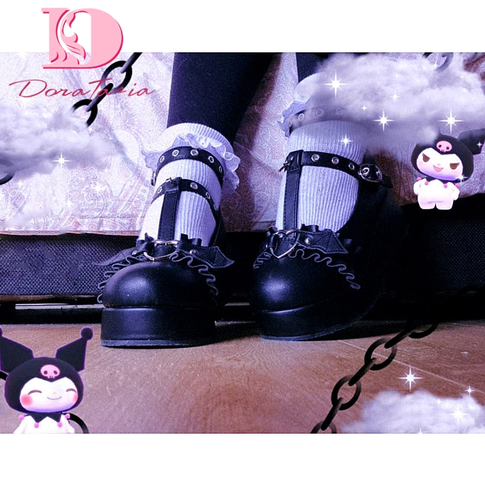 DORATASIA brand fashion female lolita cute women's pumps platform wedges high heels pumps sweet gothic cosplay shoes woman
DORATASIA brand fashion female lolita cute women's pumps platform wedges high heels pumps sweet gothic cosplay shoes woman