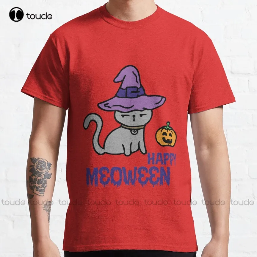 Happy Meoween Halloween Classic T-Shirt Womens T Shirts Graphic Custom Aldult Teen Unisex Digital Printing Tee Shirt Xs-5Xl
Happy Meoween Halloween Classic T-Shirt Womens T Shirts Graphic Custom Aldult Teen Unisex Digital Printing Tee Shirt Xs-5Xl