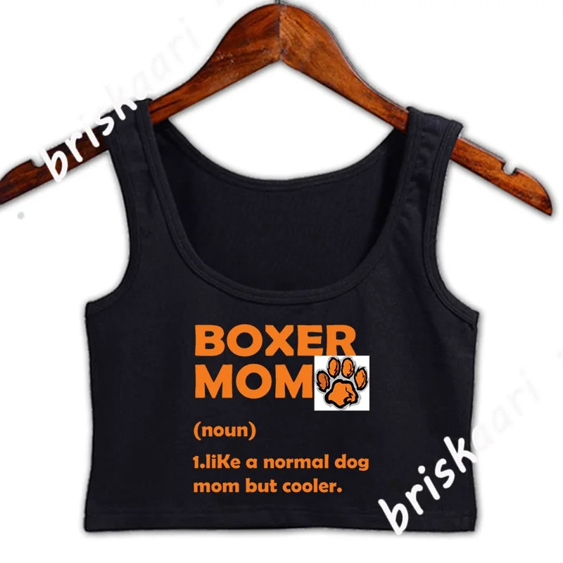 УКОРОЧЕННЫЙ ТОП Boxer Momnoun, удобная дизайнерская майка без рукавов, с круглым вырезом и графическим принтом, как обычная собака, для мам
УКОРОЧЕННЫЙ ТОП Boxer Momnoun, удобная дизайнерская майка без рукавов, с круглым вырезом и графическим принтом, как обычная собака, для мам