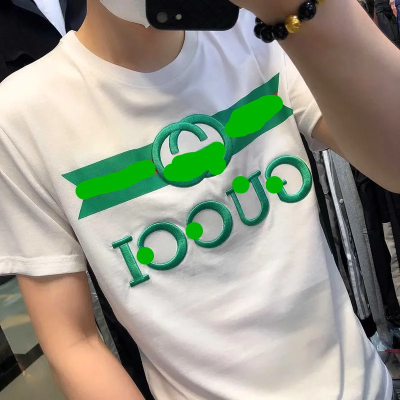 High quality letter embroidery short Harajuku Korean round neck casual fashion summer men's shirt T-shirt
High quality letter embroidery short Harajuku Korean round neck casual fashion summer men's shirt T-shirt