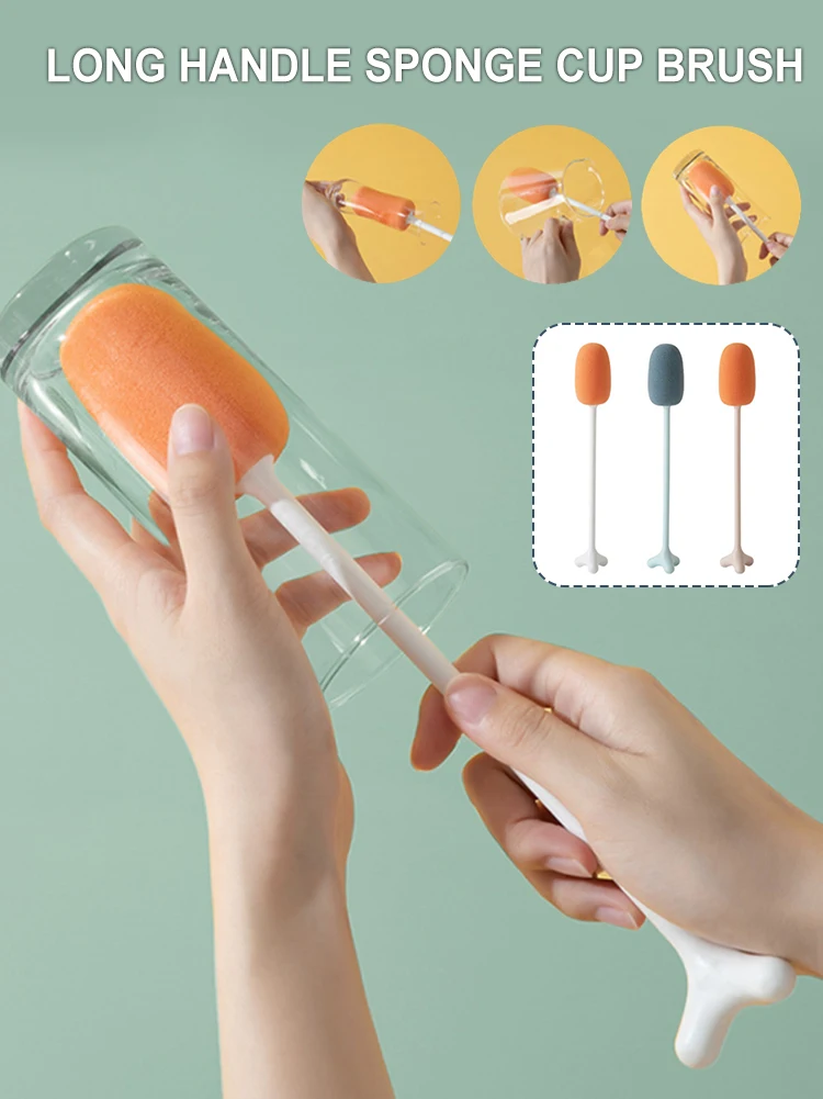 3Pcs Bottle Cleaning Brush 31cm Ultra-Long Sponge Brush Glass Bottle Cup Cleaner Water Bottle Brush Kitchen Supply Cleaning Tool
3Pcs Bottle Cleaning Brush 31cm Ultra-Long Sponge Brush Glass Bottle Cup Cleaner Water Bottle Brush Kitchen Supply Cleaning Tool