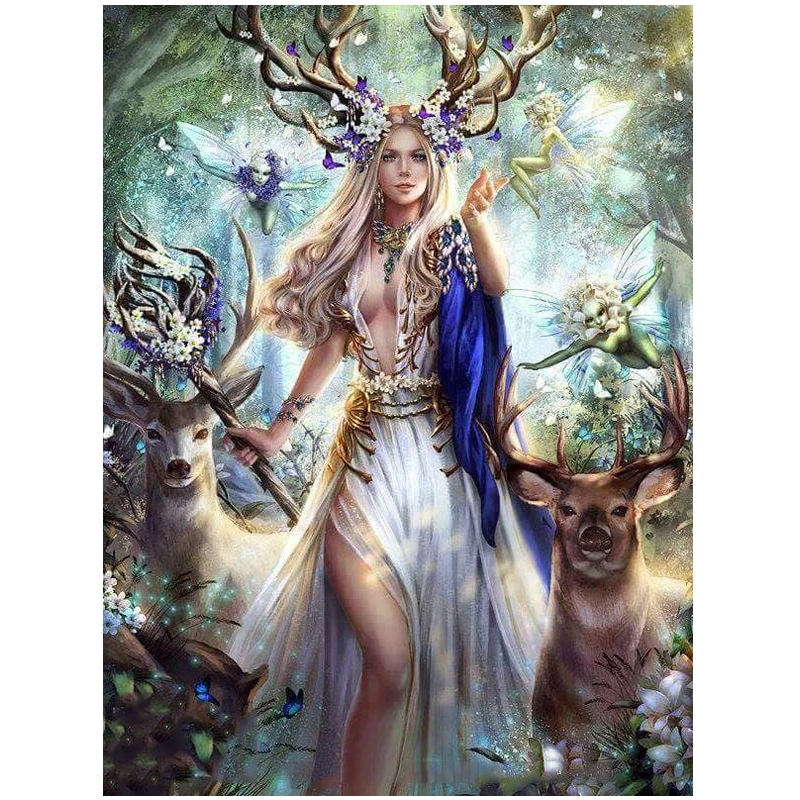 Full Square Round Drill 5D Diy Diamond Painting Set Beauty & Deer Embroidery Cross Stitch Mosaic Christmas DecorationsZP-4575
Full Square Round Drill 5D Diy Diamond Painting Set Beauty & Deer Embroidery Cross Stitch Mosaic Christmas DecorationsZP-4575